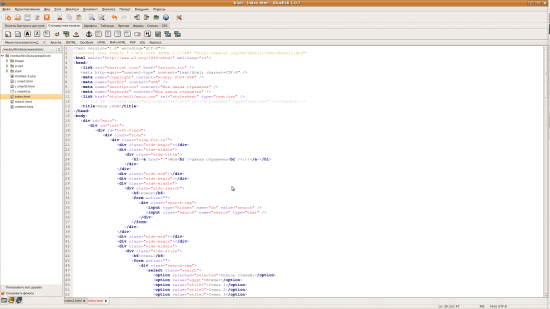 Bluefish 1.0.7