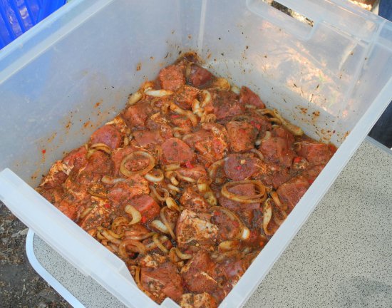 Шашлык маринованный
